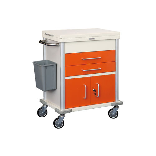 Тележка для неотложной помощи - YFN-002 - Jiangsu Yongfa Medical Equipment Technology - медицинская / для общего применения / из пластика