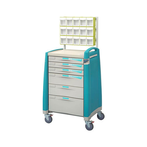 Тележка для анестезии - YFA-P08 - Jiangsu Yongfa Medical Equipment Technology - медицинская / для инструментов / из пластика