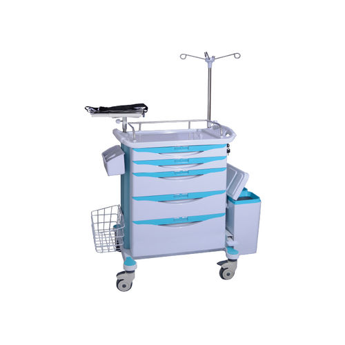 Тележка для неотложной помощи - YFS-004 - Jiangsu Yongfa Medical Equipment Technology - для инструментов / для дефибриллятора / служебная