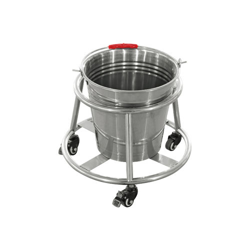 Подставка под медицинский лоток на колесиках - YFQ-200 - Jiangsu Yongfa Medical Equipment Technology - из нержавеющей стали