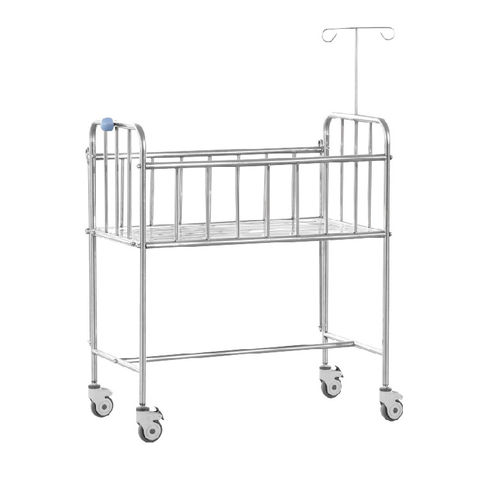 Медицинская люлька на роликах - YFY56L - Jiangsu Yongfa Medical Equipment Technology - с фиксированной высотой / со штативом для внутривенных вливаний / из нержавеющей стали