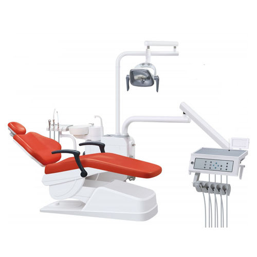 Стоматологическая установка с электрическим креслом - YFDC-A02 - Jiangsu Yongfa Medical Equipment Technology - с гибким подголовником / с аппаратом для гигиены / с держателем инструментов