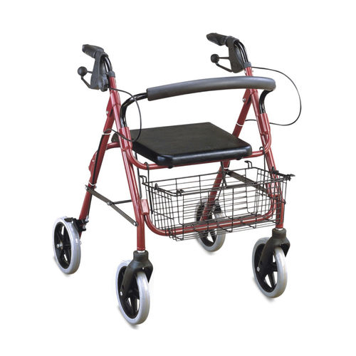 4-колесный ролятор - YF-WR01 - Jiangsu Yongfa Medical Equipment Technology - алюминиевая рама / с регулируемой высотой