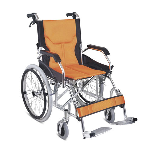 Инвалидная коляска с ручным управлением - YF863LAJPF4 - Jiangsu Yongfa Medical Equipment Technology - вездеход / с опорой для голеней / алюминиевая рама