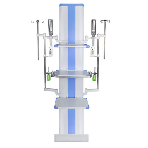 Напольный распределительная колонка - YF-MC02 - Jiangsu Yongfa Medical Equipment Technology - для интенсивной терапии / с регулируемой высотой / с колонной