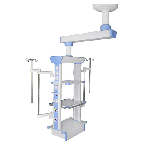 Потолочный медицинская консоль - YF-EP-01S(II) - Jiangsu Yongfa Medical Equipment Technology - для интенсивной терапии / с простой консолью / фиксированный