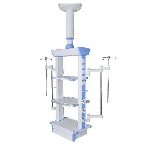 Потолочный распределительная колонка - YF-EP-03R - Jiangsu Yongfa Medical Equipment Technology - для эндоскопии / с регулируемой высотой / ротационный