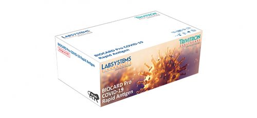 Набор для теста COVID-19 - Biocard Pro  - Trivitron Healthcare - на антигены / SARS-COV-2 / назофарингеальный
