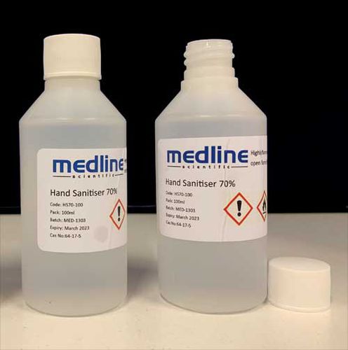 Гидроспиртовый раствор 70% - MDHS70-100 - Medline Scientific - 100 мл