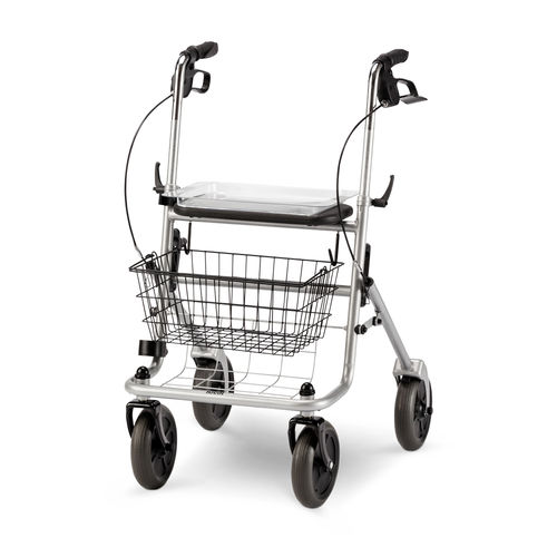 4-колесный ролятор - Ideal Rollator - Meyra - с сиденьем / с корзиной / с подлокотниками