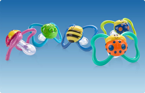 Соска-пустышка для младенцев из силикона - Paci-Pals™ - Nuby