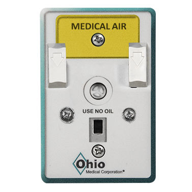 Выпускное отверстие DISS - 261020-14 - Ohio Medical - для систем распределения медицинских газов / воздуха