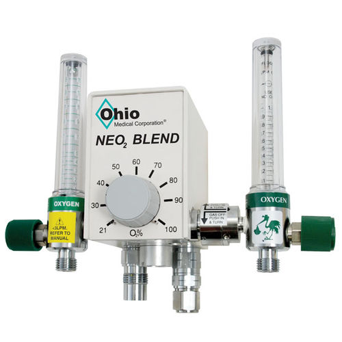 Газовый смеситель для вентиляции легких пациента - 6750-0018-907 - Ohio Medical - для кислорода / воздушный / N2O