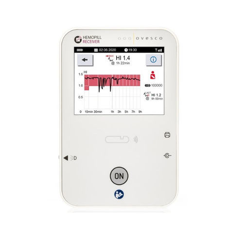 Медицинская система сбора биосигналов - HemoPill® Receiver - Ovesco Endoscopy - беспроводная / переносная
