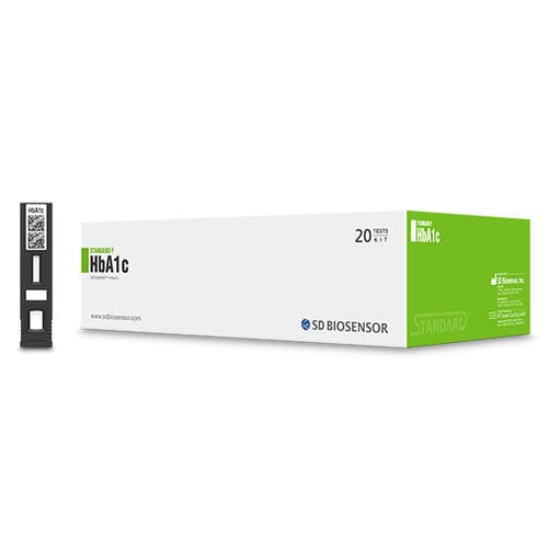 Экспресс-тест HbA1c - 10A1C10B - SD BIOSENSOR. INC - для диабета / цельной крови / флуоресценцией