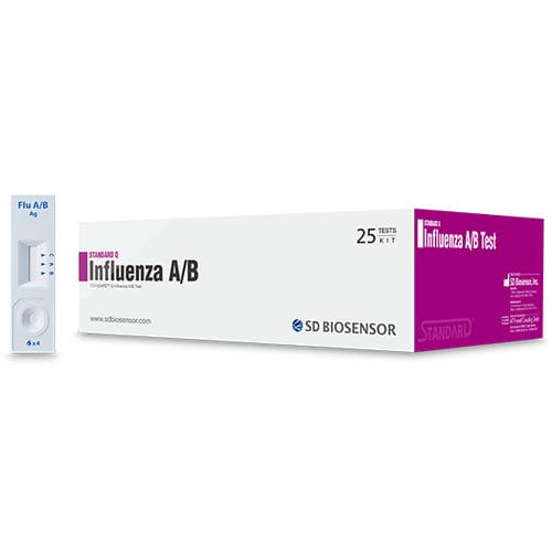 Набор для теста гриппа - 09INF40D - SD BIOSENSOR. INC - гриппа А / гриппа В / назофарингеальный