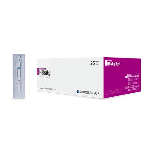 Набор для теста гепатит В - 09HBS10C - SD BIOSENSOR. INC - на антигены / VHB / клинический