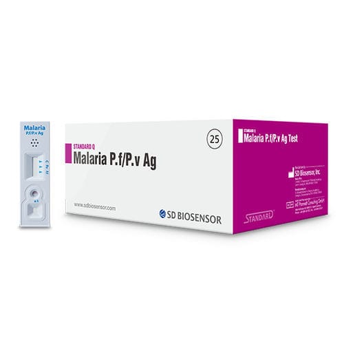 Набор для теста на малярию - 09MAL20D - SD BIOSENSOR. INC - лактатдегидрогеназа / лактат / Плазмодии
