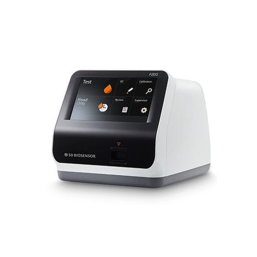 Автоматический иммуноанализатор - F200 - SD BIOSENSOR. INC - для клинической диагностики / флуоресцентный / с радиальным потоком