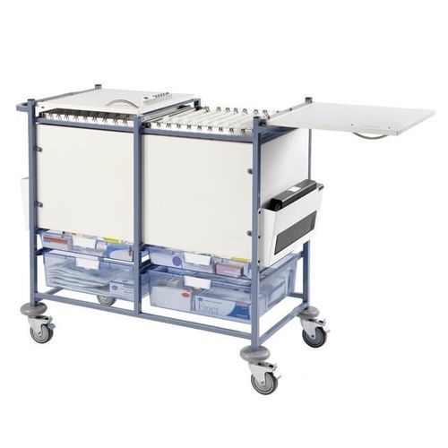 Медицинская тележка - Sun-MNT20-DCL - Sunflower Medical - для медицинских дел / для хранения / из нержавеющей стали