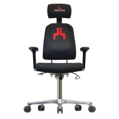 Офисный стул на колесиках - WS 9320 ALCANTARA - Werksitz - с подлокотниками / с регулируемой высотой / поворотный