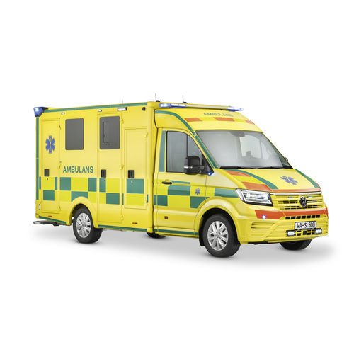 Парамедицинская машина скорой помощи - WAS 500 - WAS - Wietmarscher Ambulanz- und Sonderfahrzeug - с отсеком / тип С / автоматическая