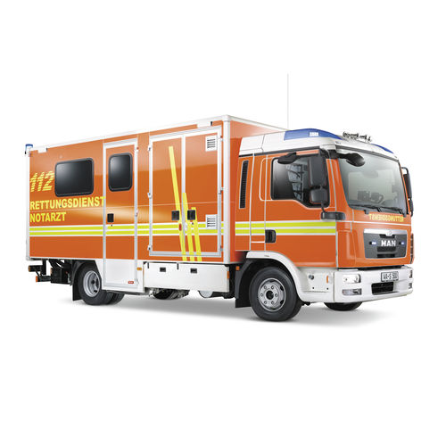 Машина скорой помощи для интенсивной терапии - WAS 500 - WAS - Wietmarscher Ambulanz- und Sonderfahrzeug - многофункциональная / для инфекционных рисков / для перевода пациента