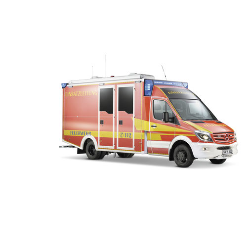 Спасательная машина скорой помощи - WAS 900  - WAS - Wietmarscher Ambulanz- und Sonderfahrzeug - с отсеком / дизельная / автоматическая
