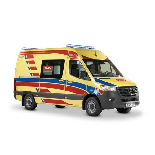 Машина скорой помощи тип В - WAS 300 - WAS - Wietmarscher Ambulanz- und Sonderfahrzeug - парамедицинская / фургон / с кислородной терапией