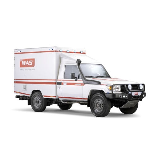 Машина скорой помощи с отсеком - WAS 4x4 - WAS - Wietmarscher Ambulanz- und Sonderfahrzeug - 4x4 / дизельная / механическая