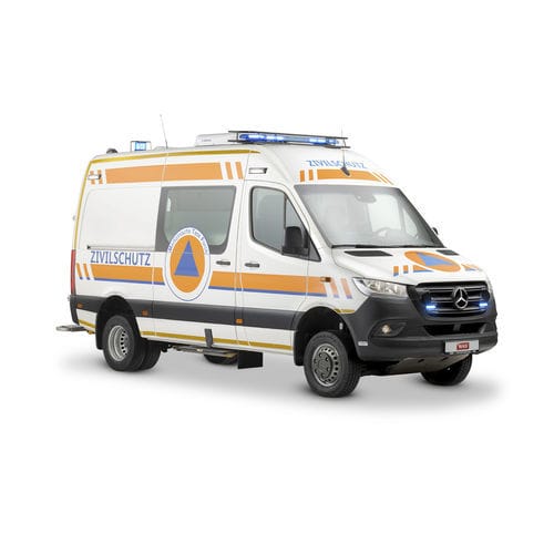 Машина скорой помощи фургон - WAS 300 - WAS - Wietmarscher Ambulanz- und Sonderfahrzeug - тип В / автоматическая