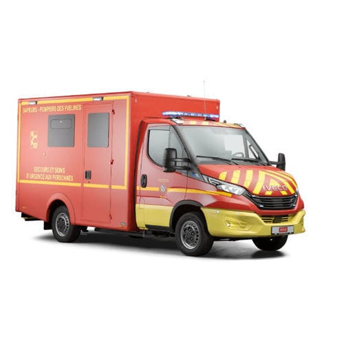 Электрическая машина скорой помощи - WAS 500 E VSAV - WAS - Wietmarscher Ambulanz- und Sonderfahrzeug - с отсеком / с 4 носилками