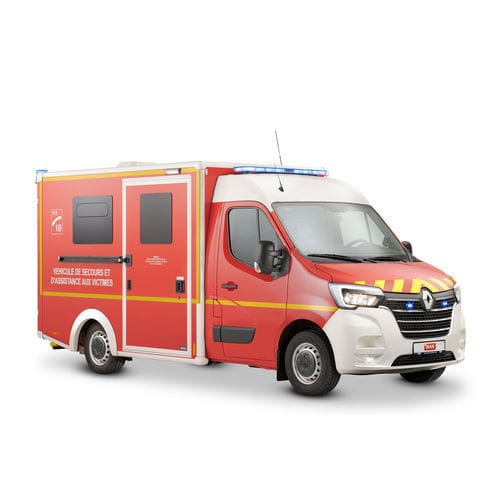 Машина скорой помощи с отсеком - WAS 500  - WAS - Wietmarscher Ambulanz- und Sonderfahrzeug - тип С / дизельная