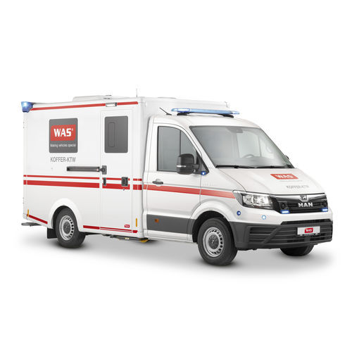 Спасательная машина скорой помощи - WAS 500  - WAS - Wietmarscher Ambulanz- und Sonderfahrzeug - с отсеком / с 4 носилками / электрогидравлическая