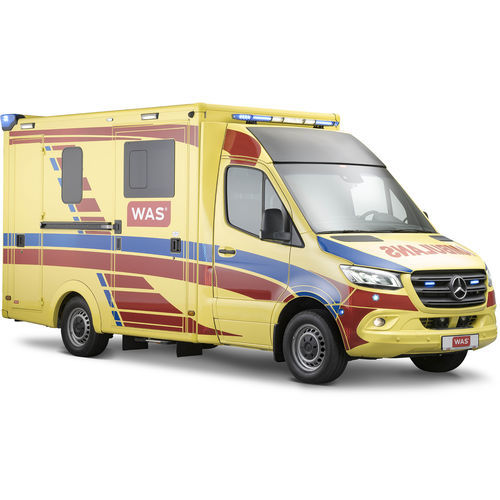 Машина скорой помощи с отсеком - WAS 500  - WAS - Wietmarscher Ambulanz- und Sonderfahrzeug - тип С / 4x4 / дизельная