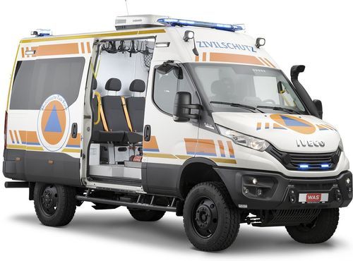 Транспортный передвижной медицинский пункт - WAS 900  - WAS - Wietmarscher Ambulanz- und Sonderfahrzeug - спасательный / многоцелевой / фургон