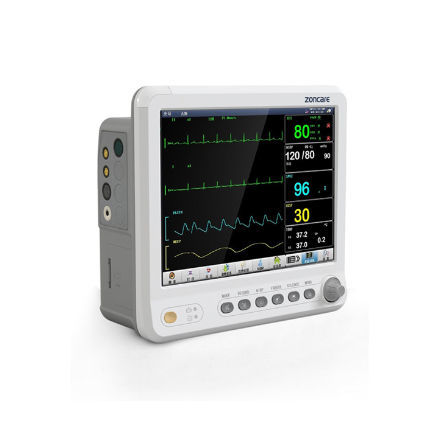 Компактный многопараметрический монитор пациента - PM-7000vet - Zoncare Electronics - для ЭКГ / RESP / TEMP