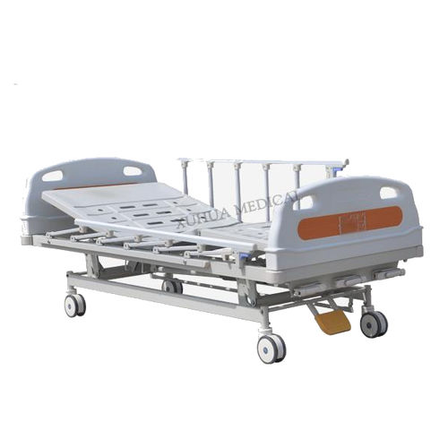 Кровать для больниц - HL-A134B TYPE II - HI-LIFE Technology (HEBEI ) Co., Ltd. - ручная / с регулируемой высотой / на роликах