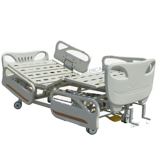 Кровать для больниц - XHS30A - HI-LIFE Technology (HEBEI ) Co., Ltd. - ручная / с регулируемой высотой / на роликах