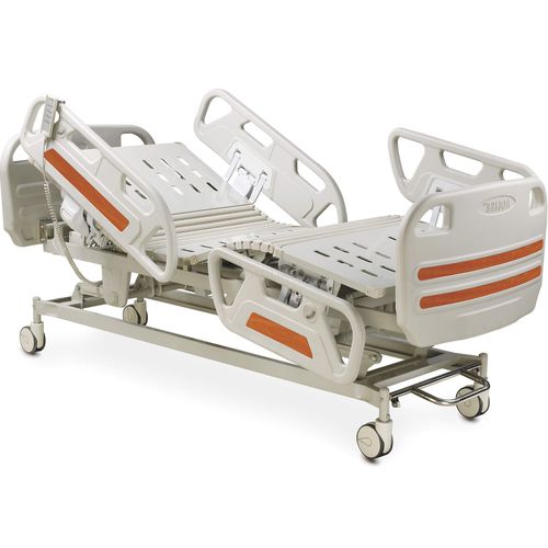 Кровать для больниц - ALK06-B03P-B - Zhongshan Aolike Medical Equipment Technology - электрическая / с регулируемой высотой / на роликах