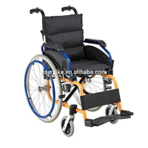 Инвалидная коляска с ручным управлением - ALK907LAP  - Zhongshan Aolike Medical Equipment Technology - педиатрическая / для улицы / складная