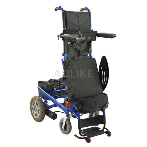 Электрическая инвалидная коляска - ALK158 - Zhongshan Aolike Medical Equipment Technology - для улицы / вертикализатор / с опорой для голеней