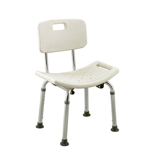 Стул для душа со спинкой - ALK402L - Zhongshan Aolike Medical Equipment Technology - с регулируемой высотой