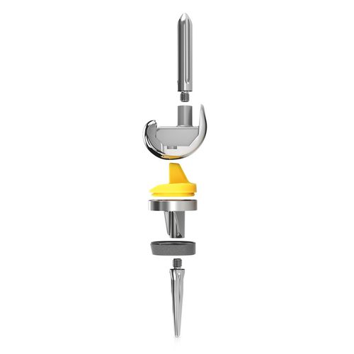 Коленный протез с 3 отсеками - EXPRT™ - Enovis Surgical - восстановительный / с фиксированным вкладышем / с цементом