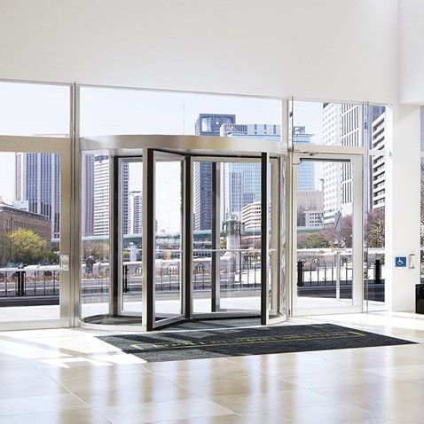 Дверь для больниц - RD100 - ASSA ABLOY Entrance Systems Italy Srl - стеклянная / из стекла