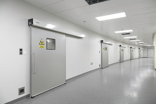 Герметичная дверь - MANUSA Automatic Doors - для радиологической защиты / с экранированием / пламестойкая