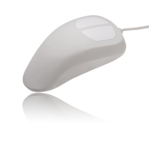 Оптическая медицинская компьютерная мышь - DT-OM-GRAY - IKEY - USB / из силикона / эргономичная