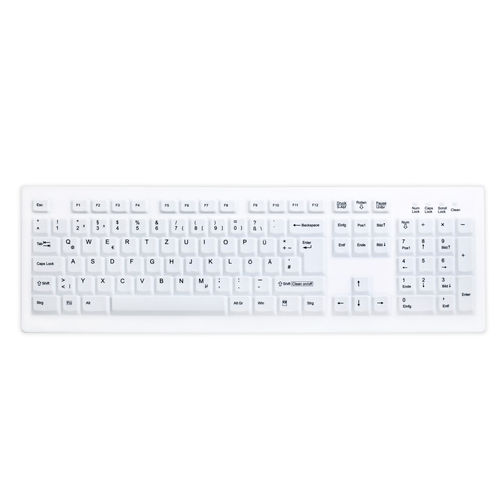Медицинская клавиатура с цифровым блоком клавиатуры - AK-C8100 - Active Key GmbH - из силикона / дезинфицируемая / для гигиены