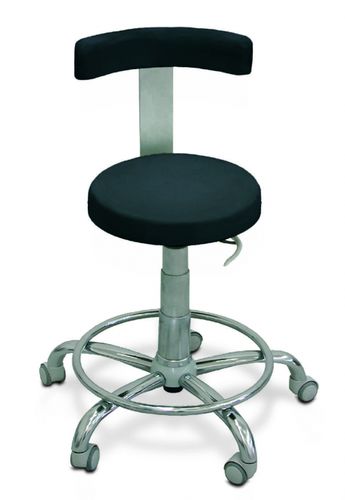 Табурет для медицинского кабинета - HX - TT Med s.r.l. - с регулируемой высотой / со спинкой / с опорой для ступней