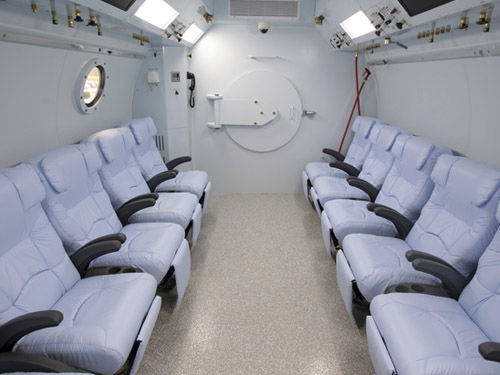 Барокамера для оксигенотерапии - HMS 4000 SC - Hyperbaric Modular Systems - несколько мест